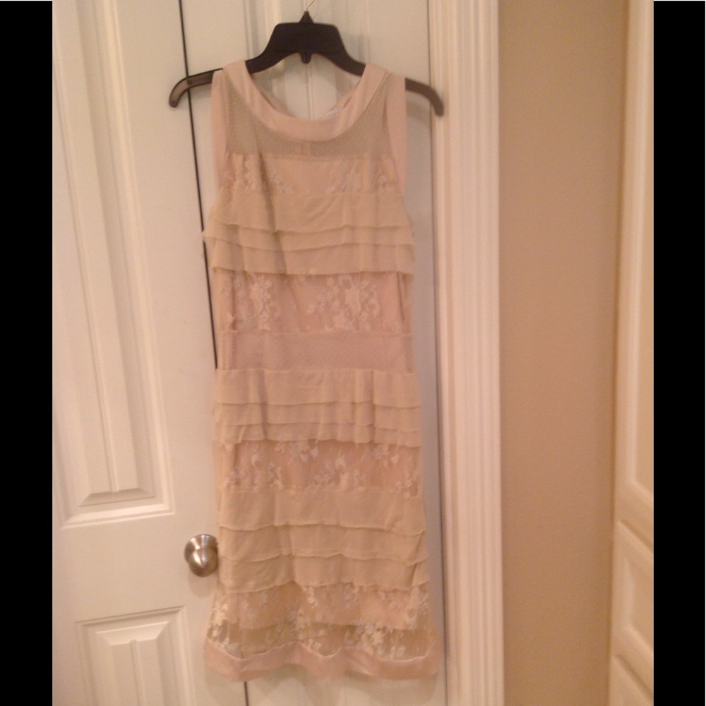 Cream colored dress